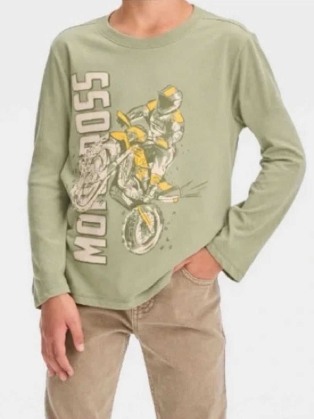 Cat & Jack motocross long sleeve tee